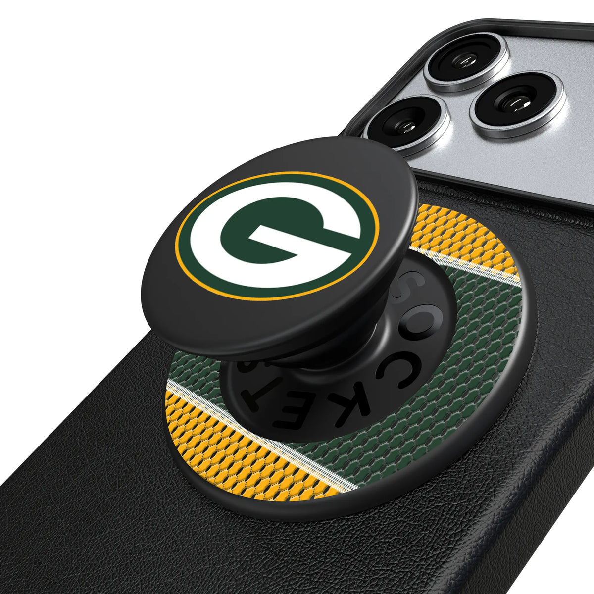 Green Bay Packers Mesh Popsockets Round Magnetic