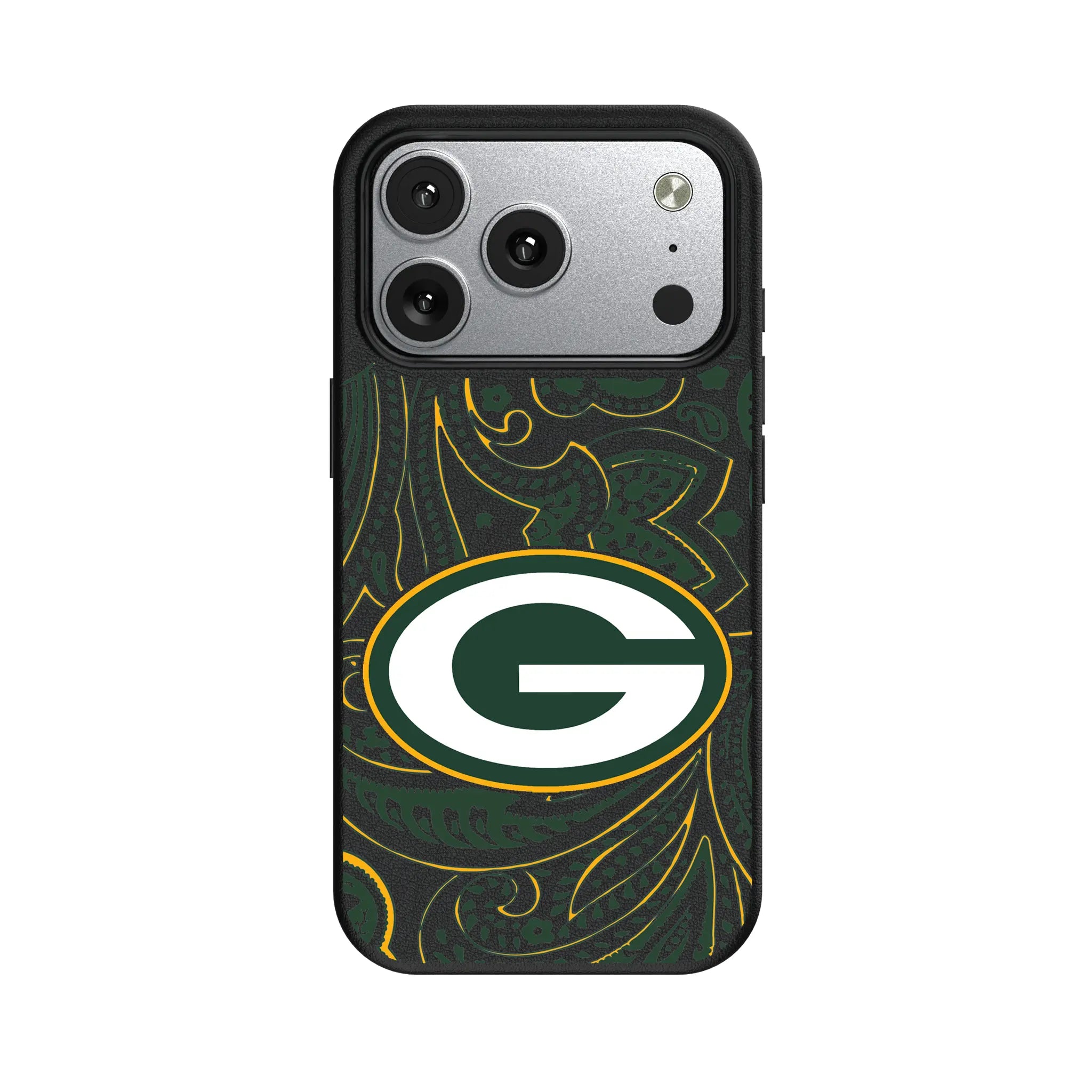 Green Bay Packers Paisley iPhone MagSafe Compatible Phone Case for Apple iPhone#Device_iPhone 17 Pro
