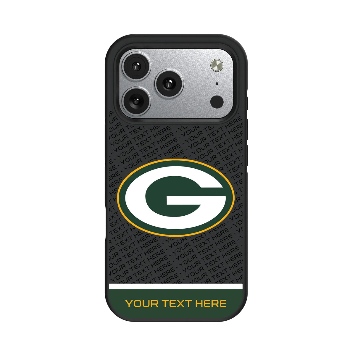 Green Bay Packers Personalized EndZone Plus iPhone Bump Phone Case for Apple iPhone#Device_iPhone 17 Pro