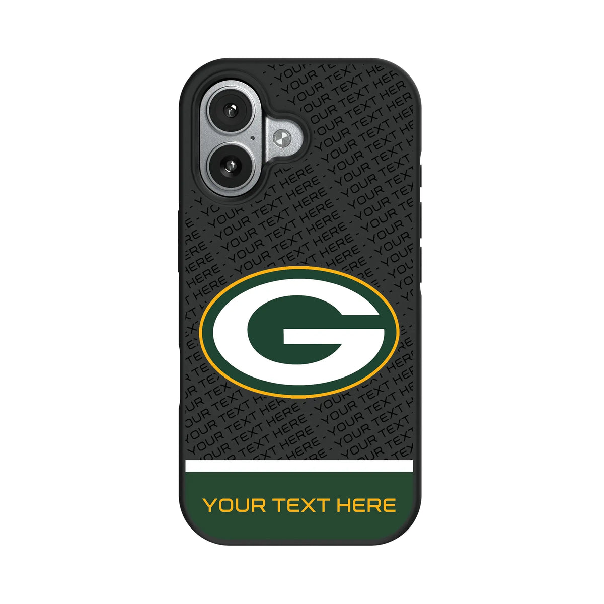 Green Bay Packers Personalized EndZone Plus iPhone Bump Phone Case for Apple iPhone#Device_iPhone 17