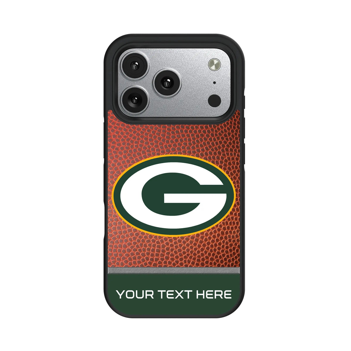 Green Bay Packers Personalized Football iPhone Bump Phone Case for Apple iPhone#Device_iPhone 17 Pro