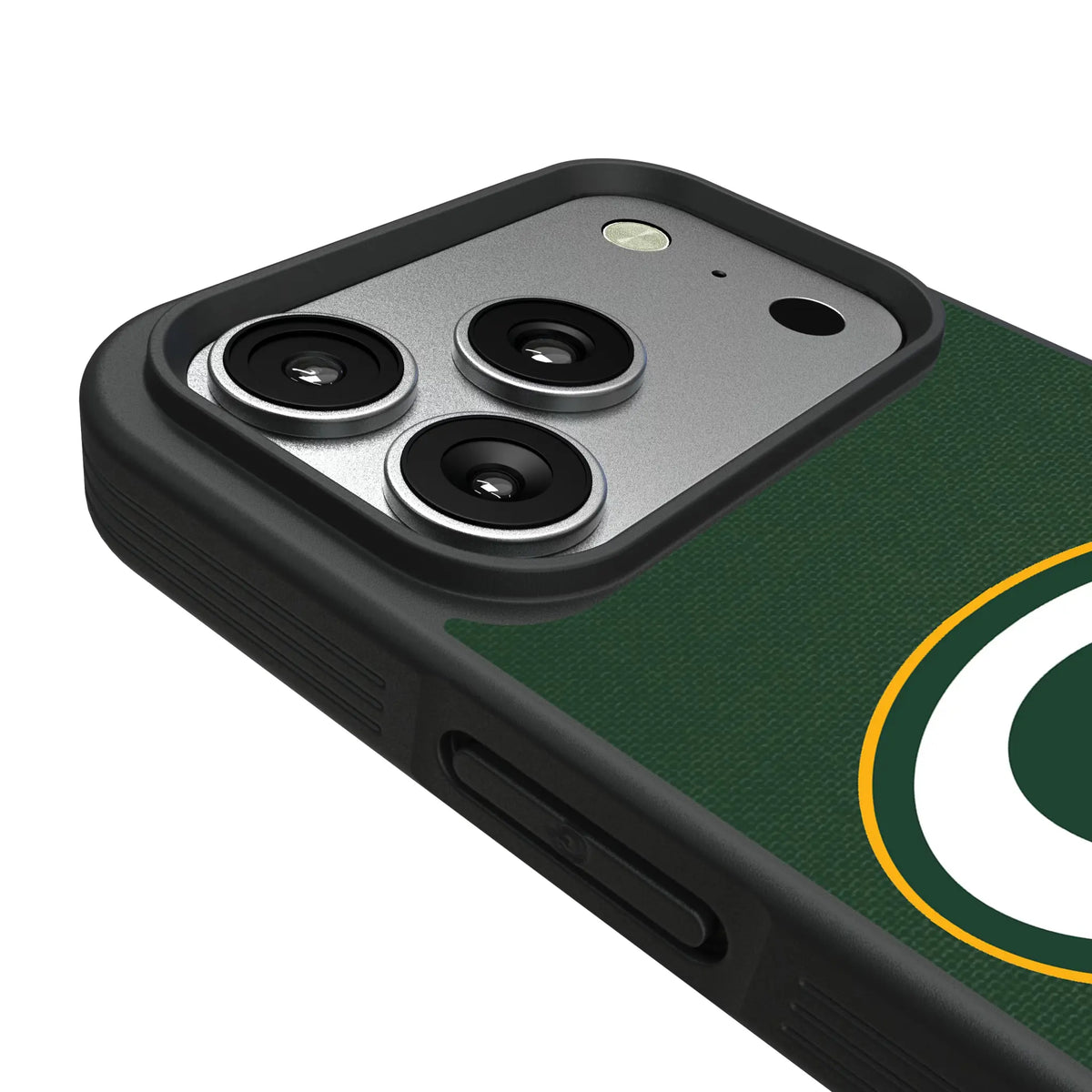 Green Bay Packers Personalized Stripe iPhone Bump Phone Case for Apple iPhone - Detail#Device_iPhone 17 Pro