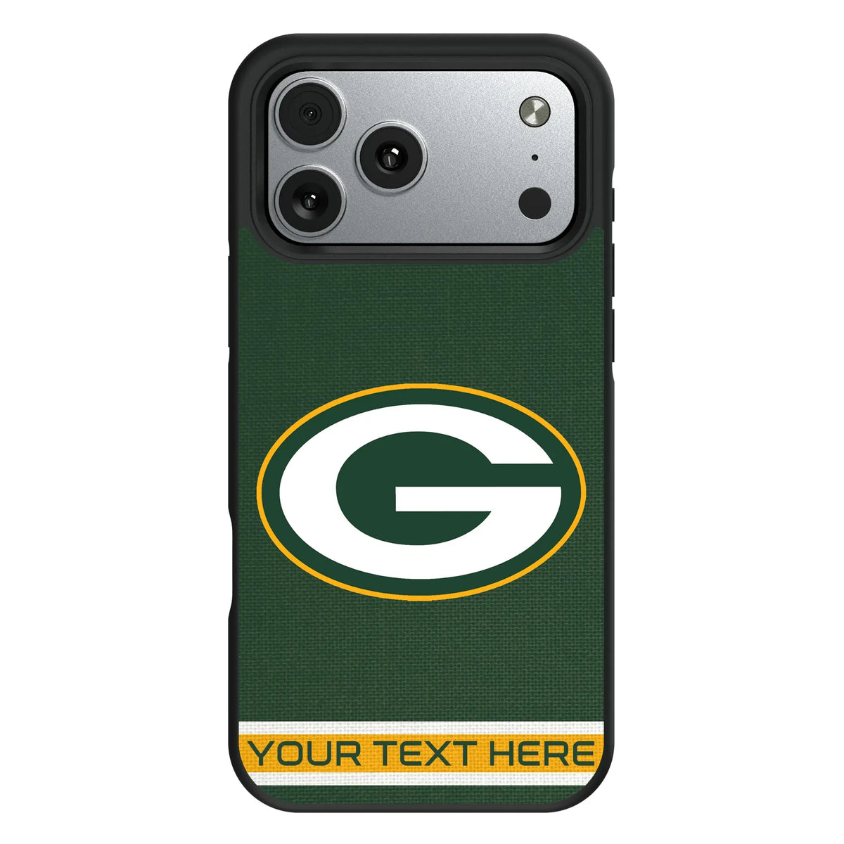 Green Bay Packers Personalized Stripe iPhone Bump Phone Case for Apple iPhone#Device_iPhone 17 Pro Max