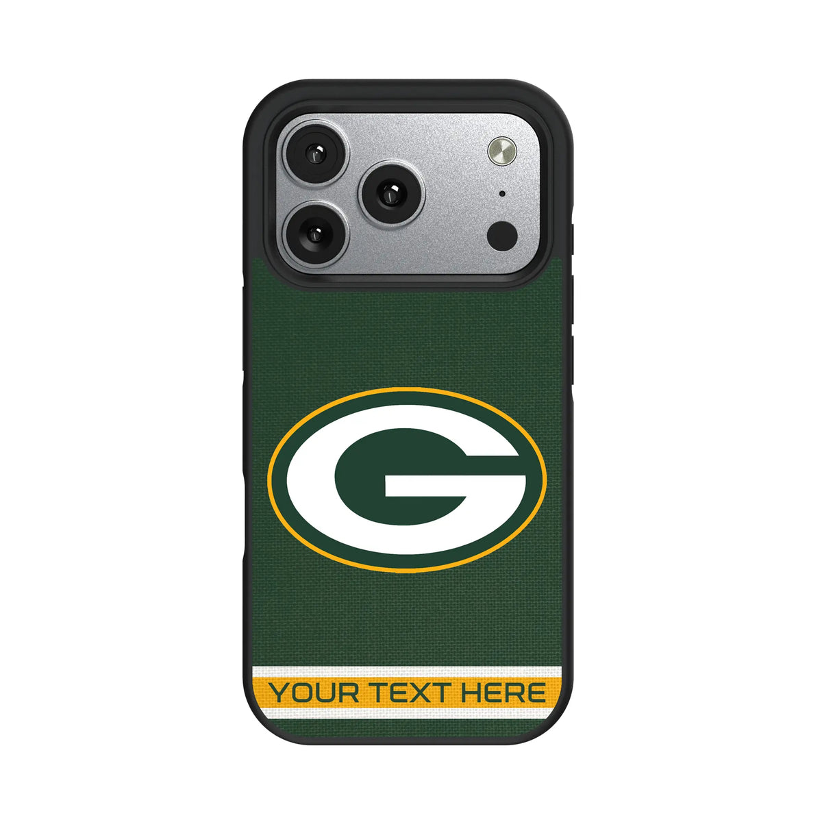 Green Bay Packers Personalized Stripe iPhone Bump Phone Case for Apple iPhone#Device_iPhone 17 Pro