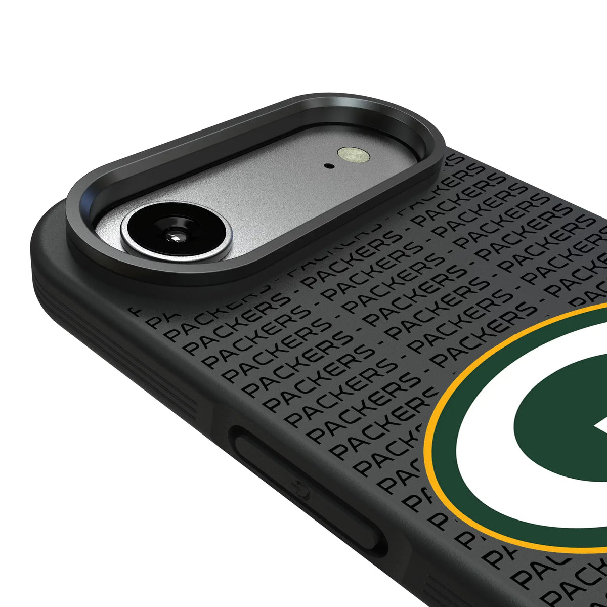Green Bay Packers Text Backdrop iPhone Bump Phone Case for Apple iPhone - Detail#Device_iPhone Air