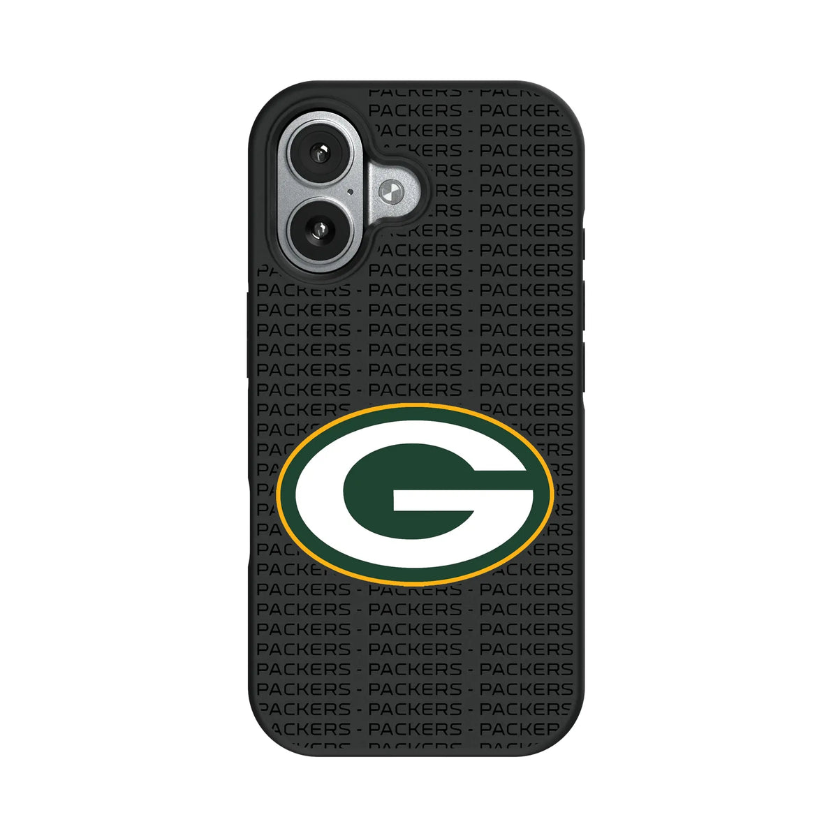 Green Bay Packers Text Backdrop iPhone Bump Phone Case for Apple iPhone#Device_iPhone 17