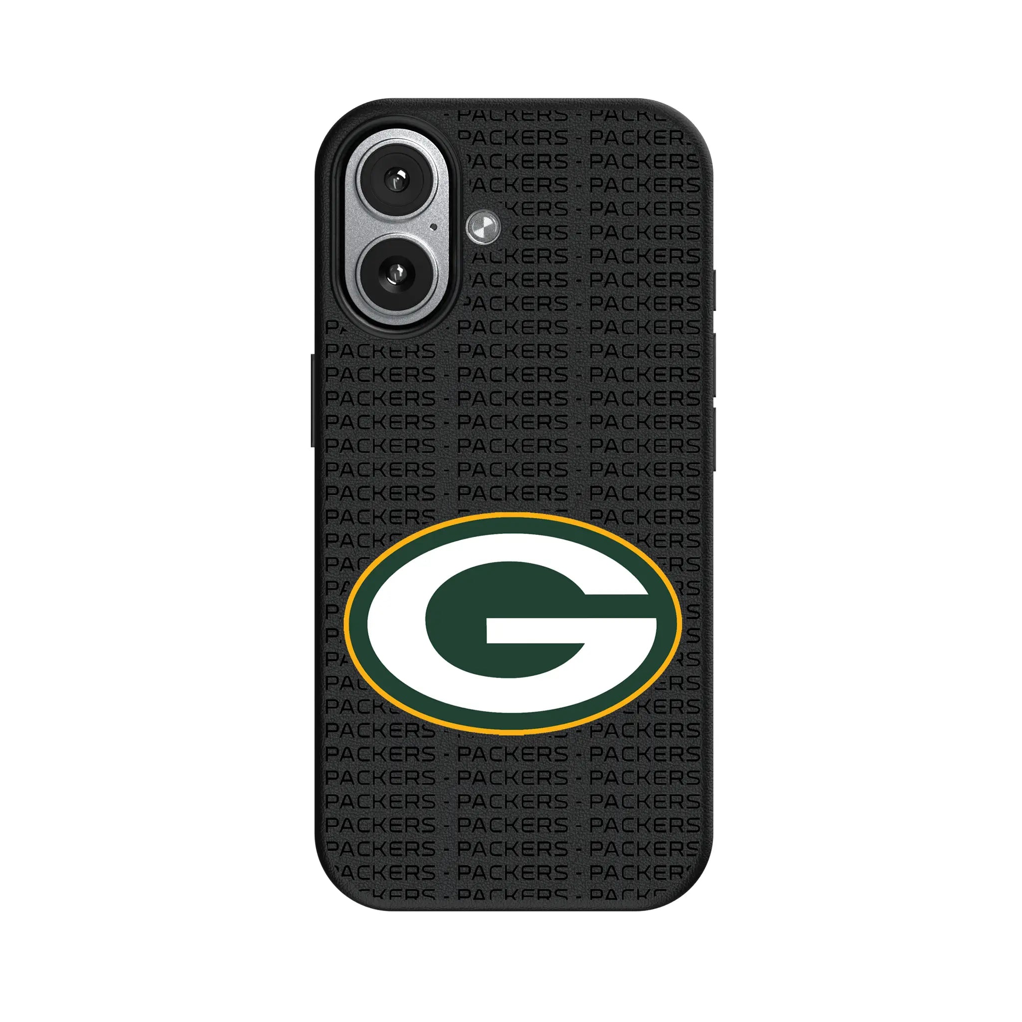 Green Bay Packers Text Backdrop iPhone MagSafe Compatible Phone Case for Apple iPhone#Device_iPhone 17