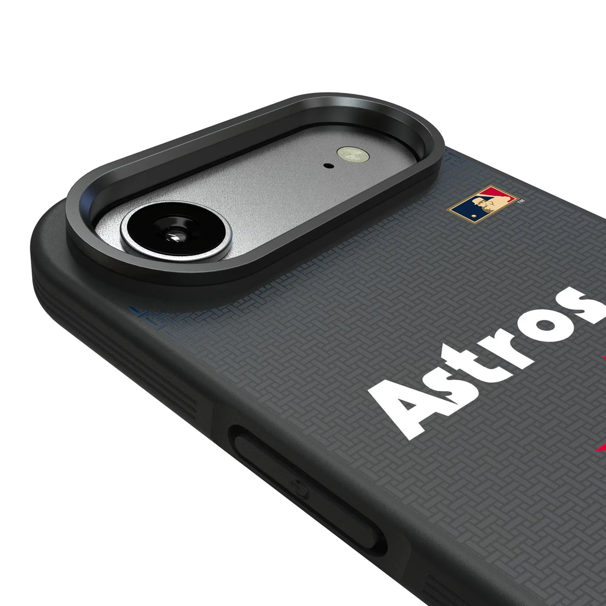 Houston Astros 1975-1981 - Cooperstown Collection Linen iPhone Bump Phone Case for Apple iPhone - Detail#Device_iPhone Air