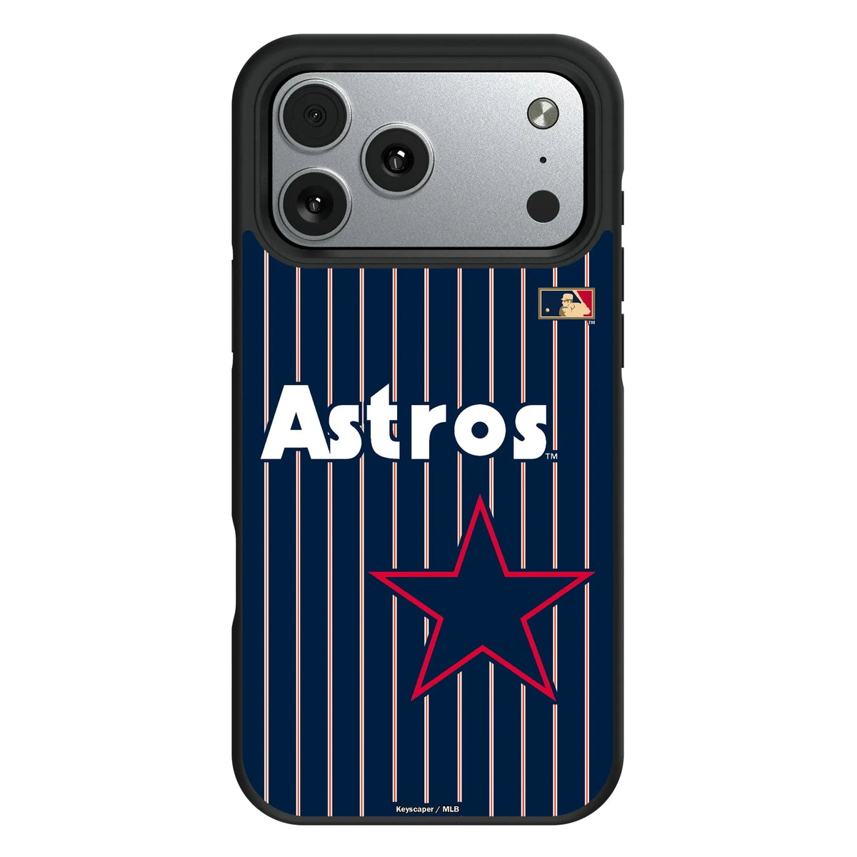 Houston Astros 1975-1981 - Cooperstown Collection Pinstripe iPhone Bump Phone Case for Apple iPhone#Device_iPhone 17 Pro Max