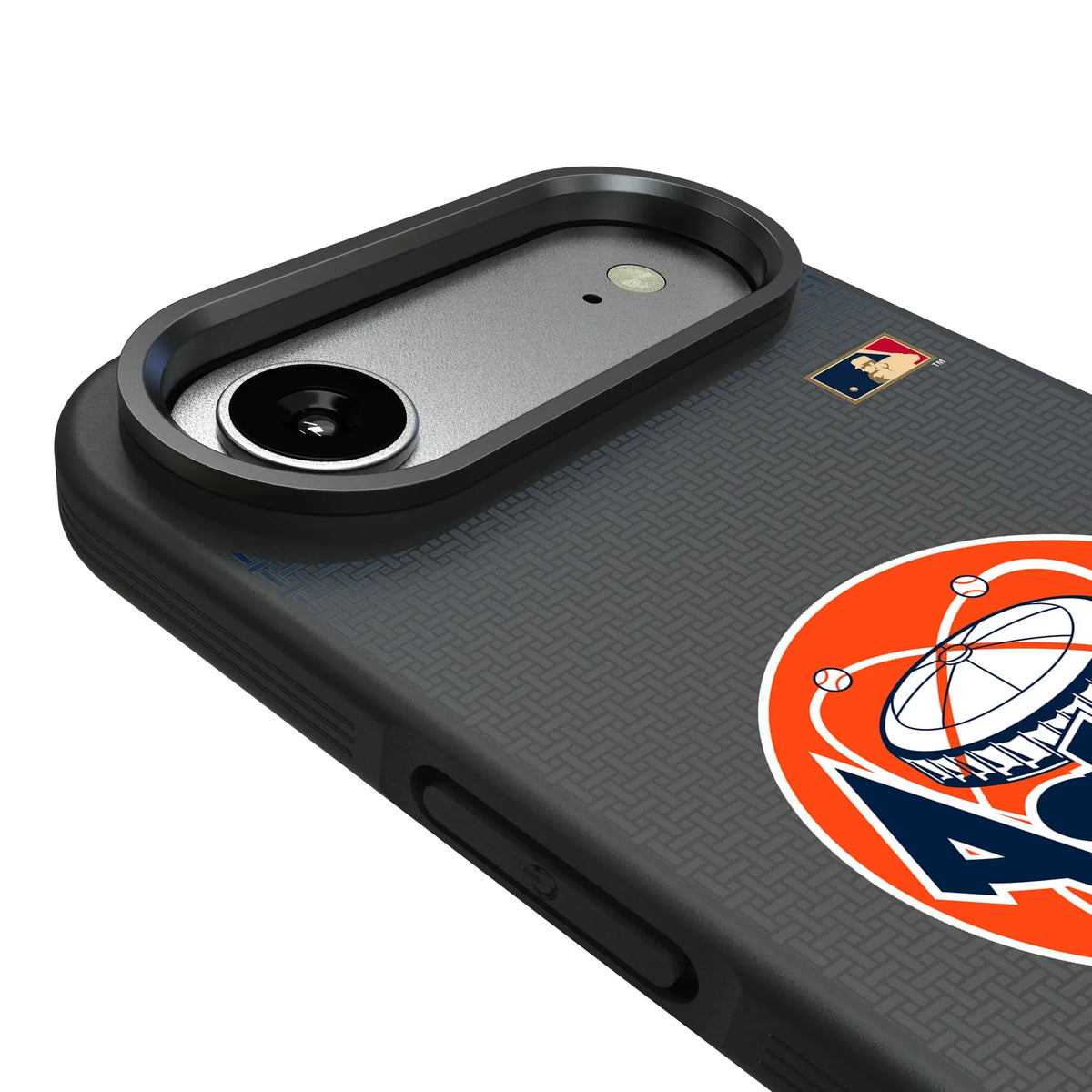 Houston Astros 1977-1993 - Cooperstown Collection Linen iPhone Bump Phone Case for Apple iPhone - Detail#Device_iPhone Air