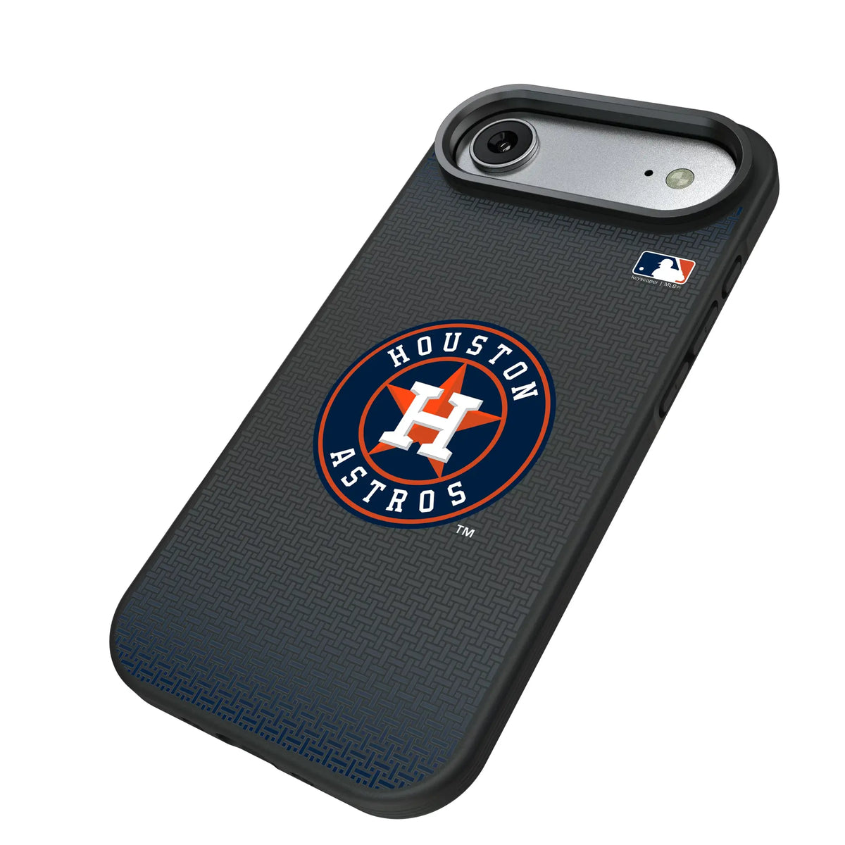Houston Astros Linen iPhone Bump Phone Case for Apple iPhone - Isometric View#Device_iPhone Air