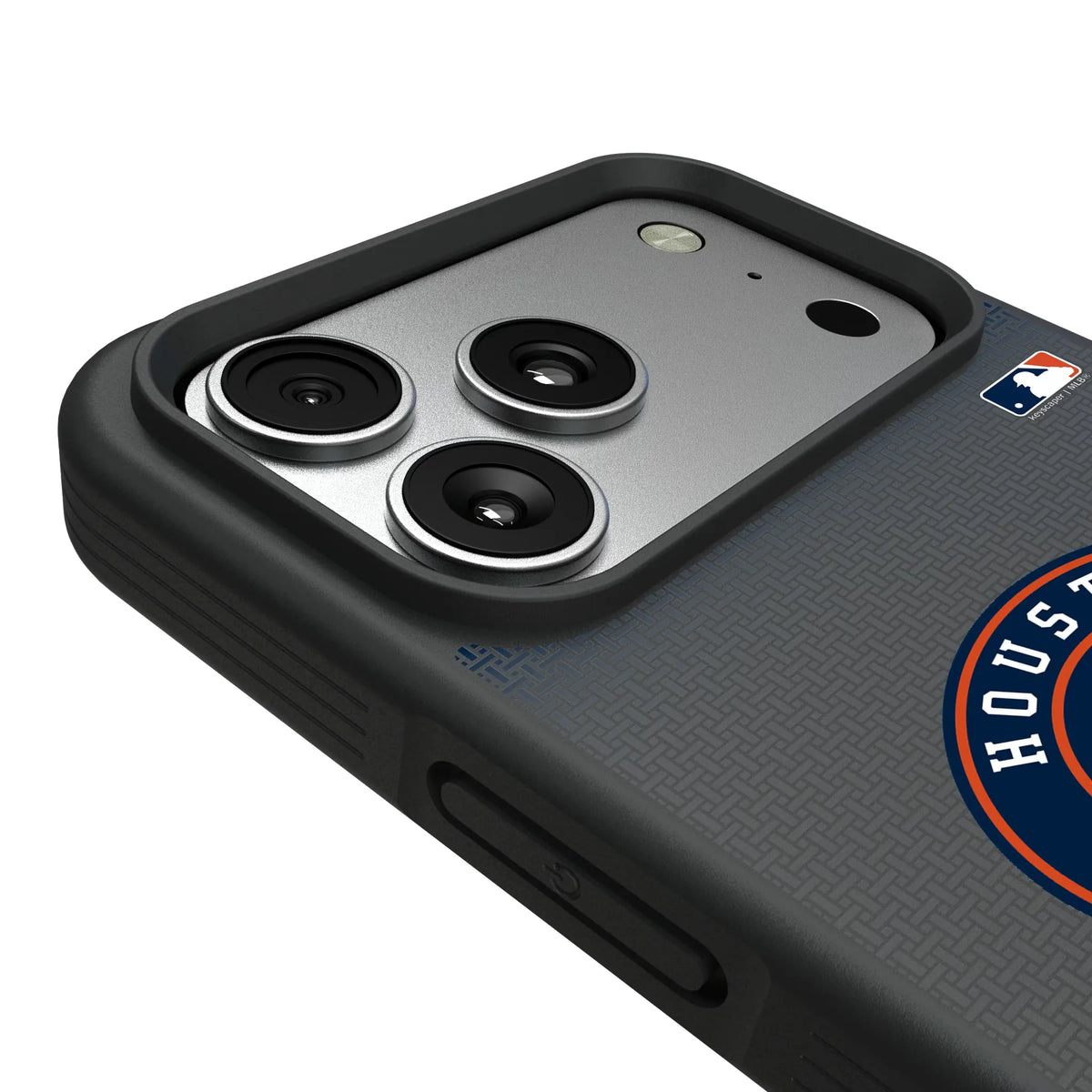 Houston Astros Linen iPhone Bump Phone Case for Apple iPhone - Detail#Device_iPhone 17 Pro Max