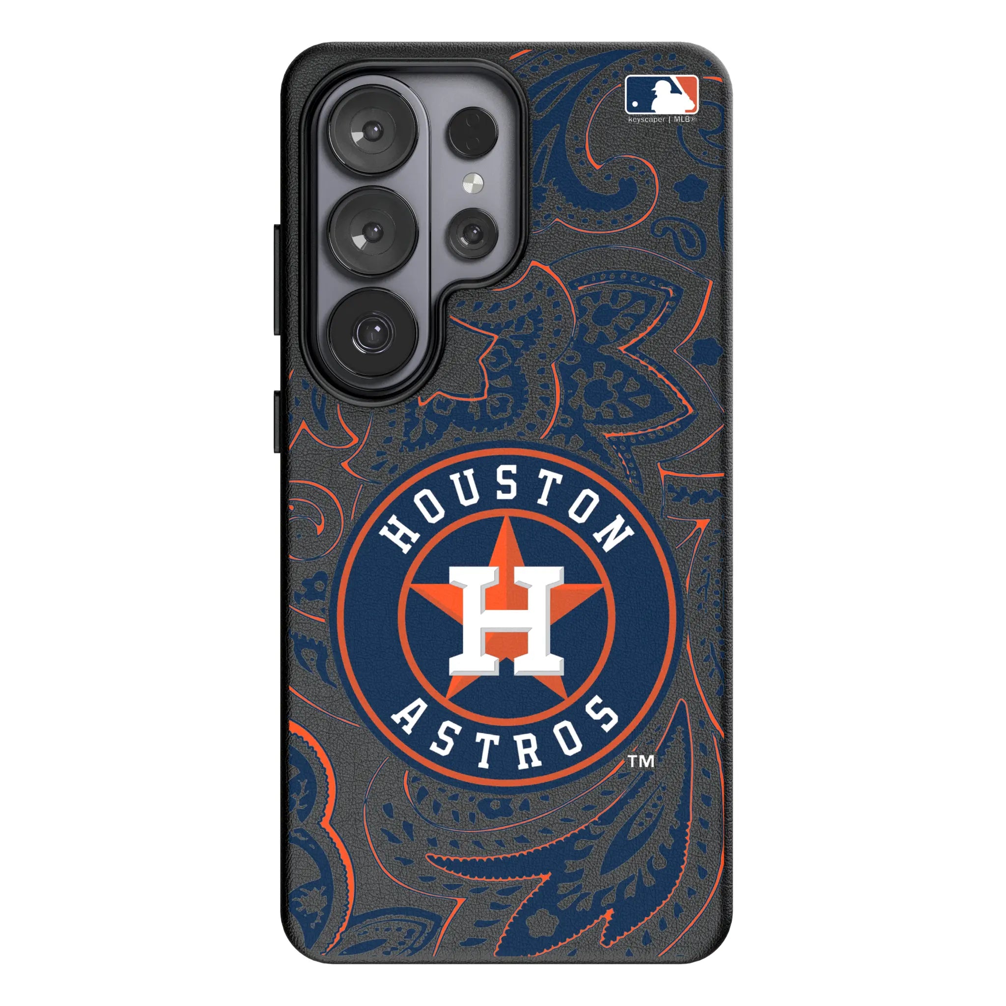 Houston Astros Paisley Galaxy MagSafe Compatible Phone Case for Samsung Galaxy#Device_Galaxy S26 Ultra