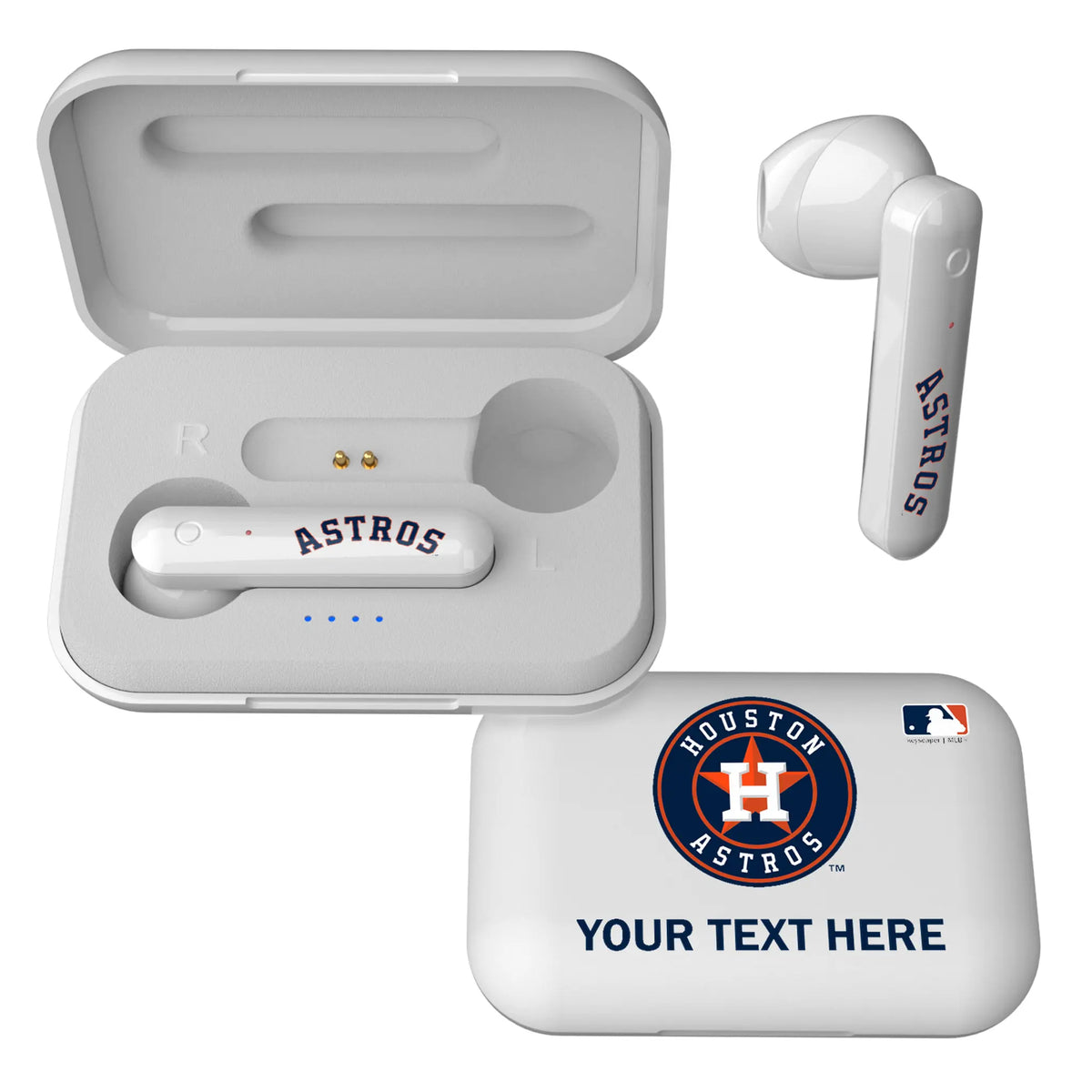 Houston Astros Personalized Insignia Wireless TWS Earbuds