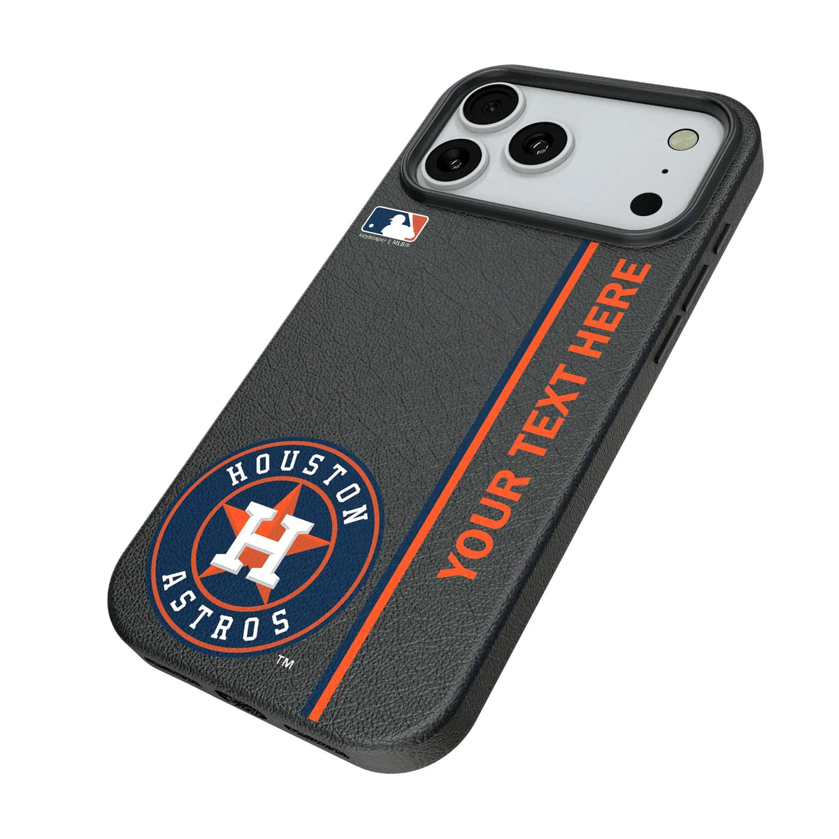 Houston Astros Personalized Sidebard iPhone MagSafe Compatible Phone Case for Apple iPhone - Isometric View#Device_iPhone 18 Pro Max