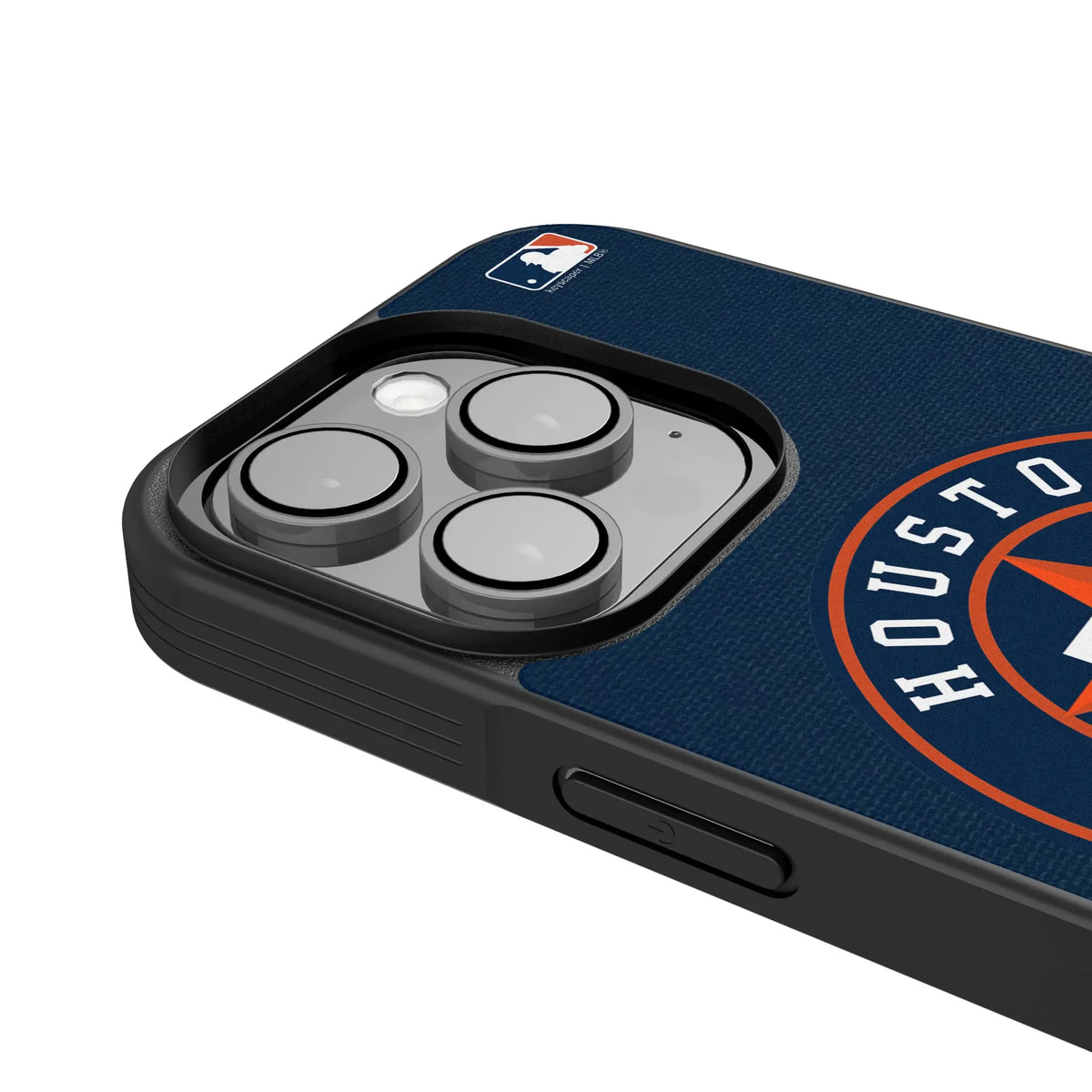 Houston Astros Personalized Stripe iPhone Bump Phone Case for Apple iPhone - Detail
