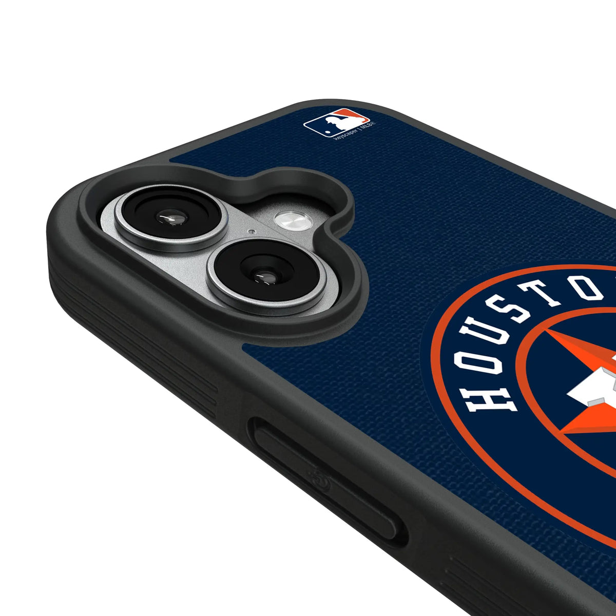 Houston Astros Personalized Stripe iPhone Bump Phone Case for Apple iPhone - Detail#Device_iPhone 17