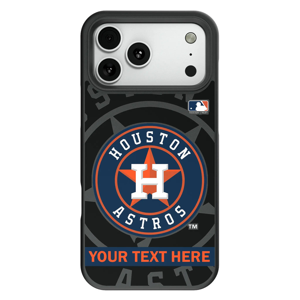 Houston Astros Personalized Tilt Bump Phone Case for Apple iPhone