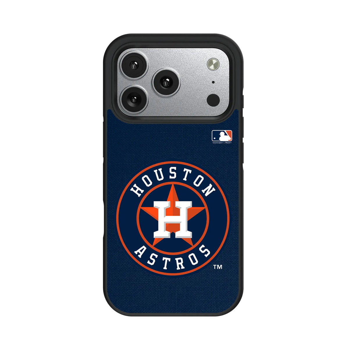 Houston Astros Solid iPhone Bump Phone Case for Apple iPhone#Device_iPhone 17 Pro