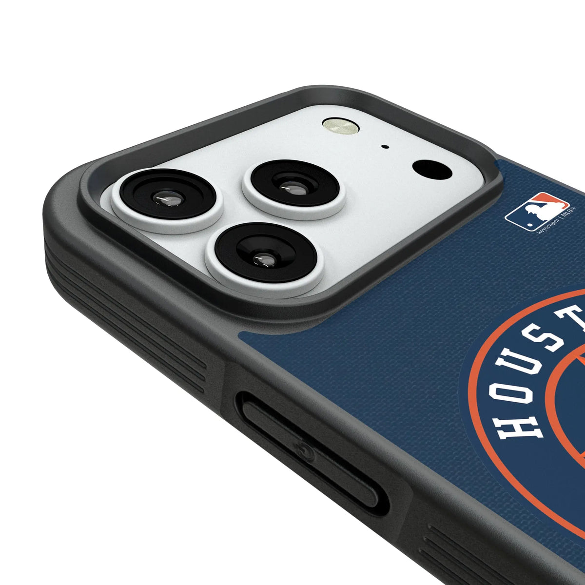 Houston Astros Solid iPhone Bump Phone Case for Apple iPhone - Detail#Device_iPhone 18 Pro