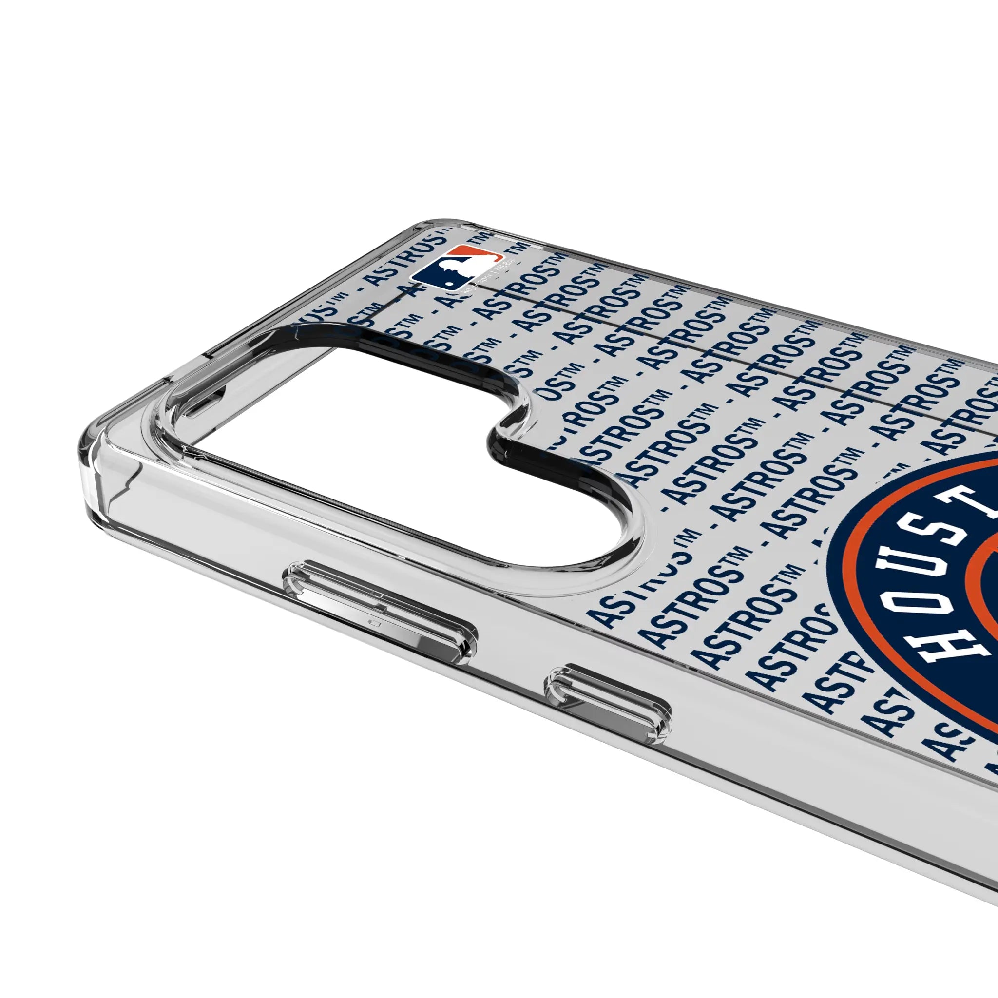 Houston Astros Text Backdrop Galaxy Clear Phone Case for Samsung Galaxy - Detail#Device_Galaxy S25 Ultra
