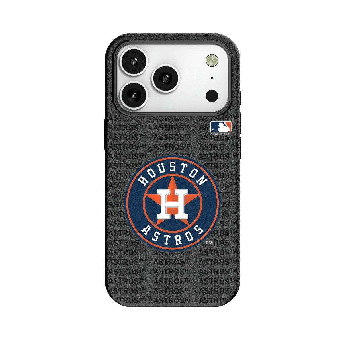 Houston Astros Text Backdrop MagSafe Compatible Phone Case for Apple iPhone