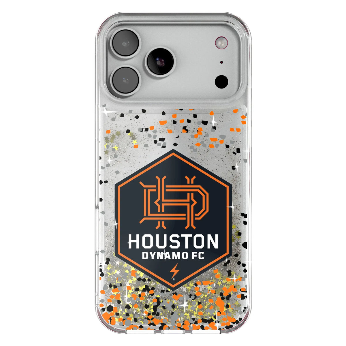 Houston Dynamo Confetti Glitter Phone Case for Apple iPhone