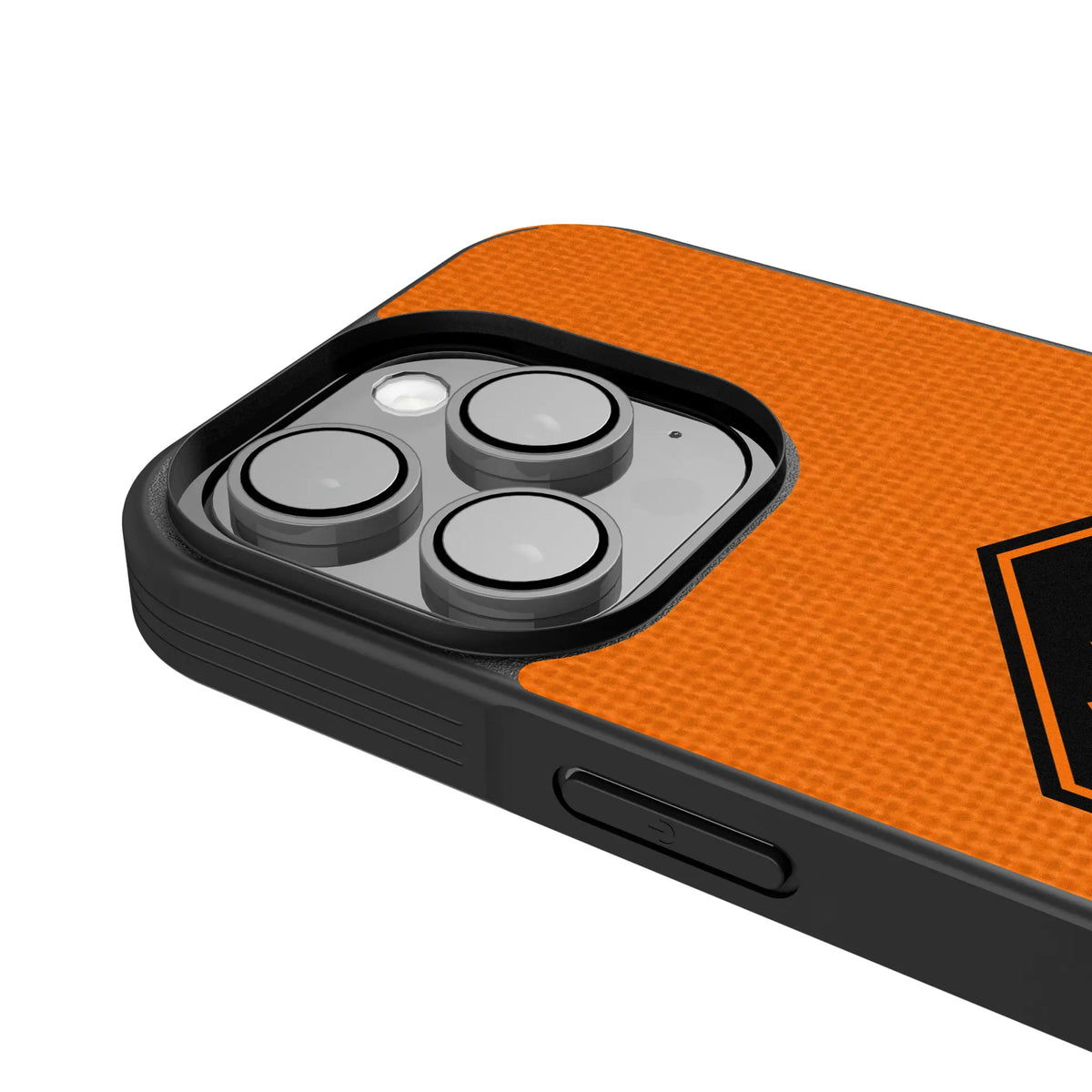 Houston Dynamo Diagonal Stripe iPhone Bump Phone Case for Apple iPhone - Detail