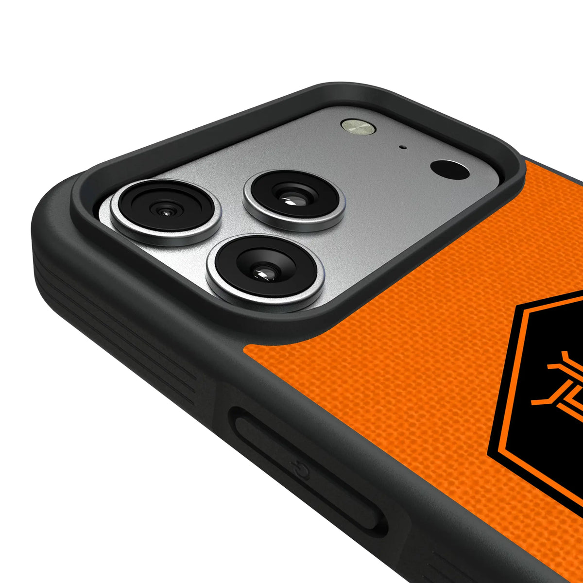 Houston Dynamo Diagonal Stripe iPhone Bump Phone Case for Apple iPhone - Detail#Device_iPhone 17 Pro Max