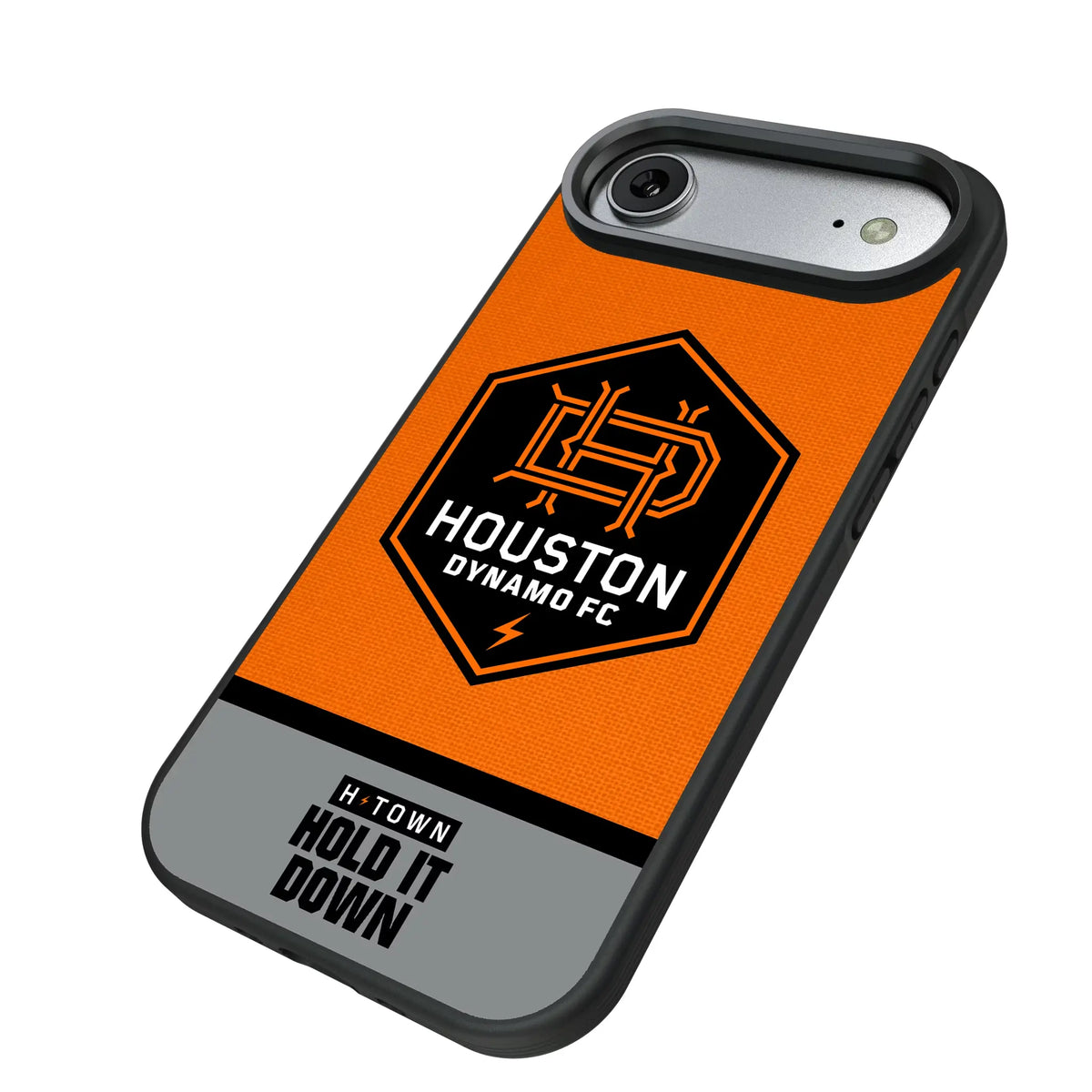 Houston Dynamo Endzone Solid iPhone Bump Phone Case for Apple iPhone - Isometric View#Device_iPhone Air