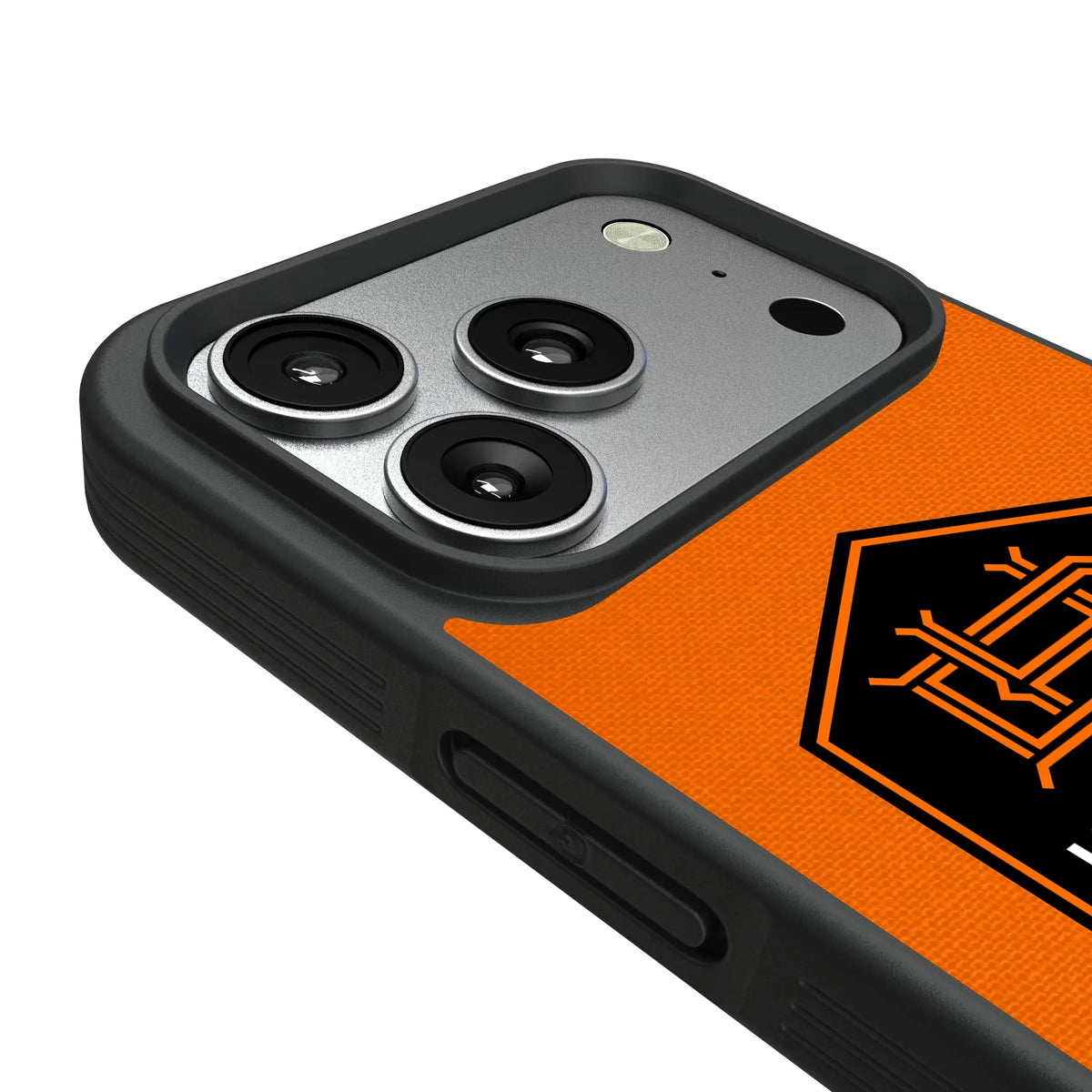 Houston Dynamo Endzone Solid iPhone Bump Phone Case for Apple iPhone - Detail#Device_iPhone 17 Pro