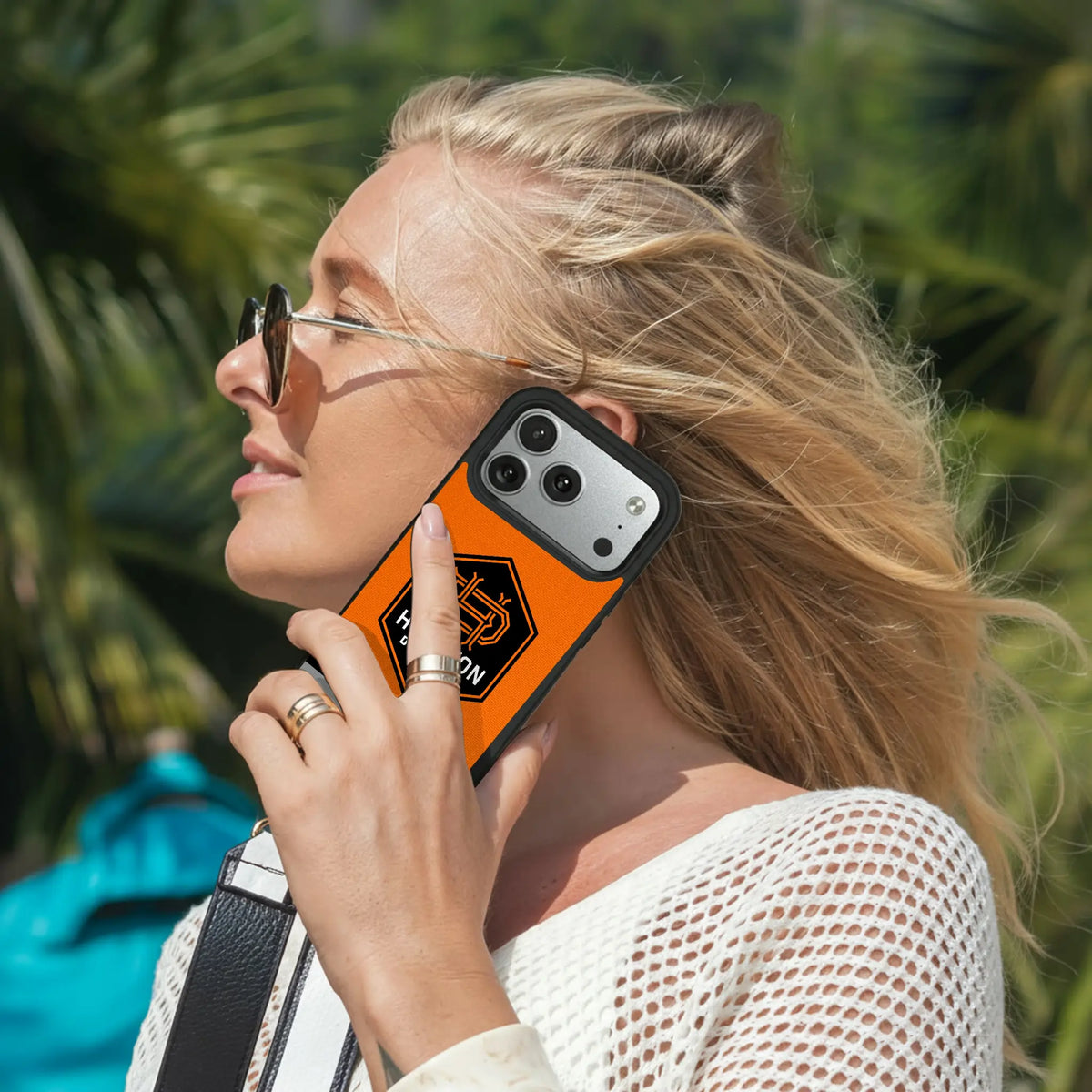 Houston Dynamo Endzone Solid iPhone Bump Phone Case for Apple iPhone - Lifestyle#Device_iPhone 17 Pro