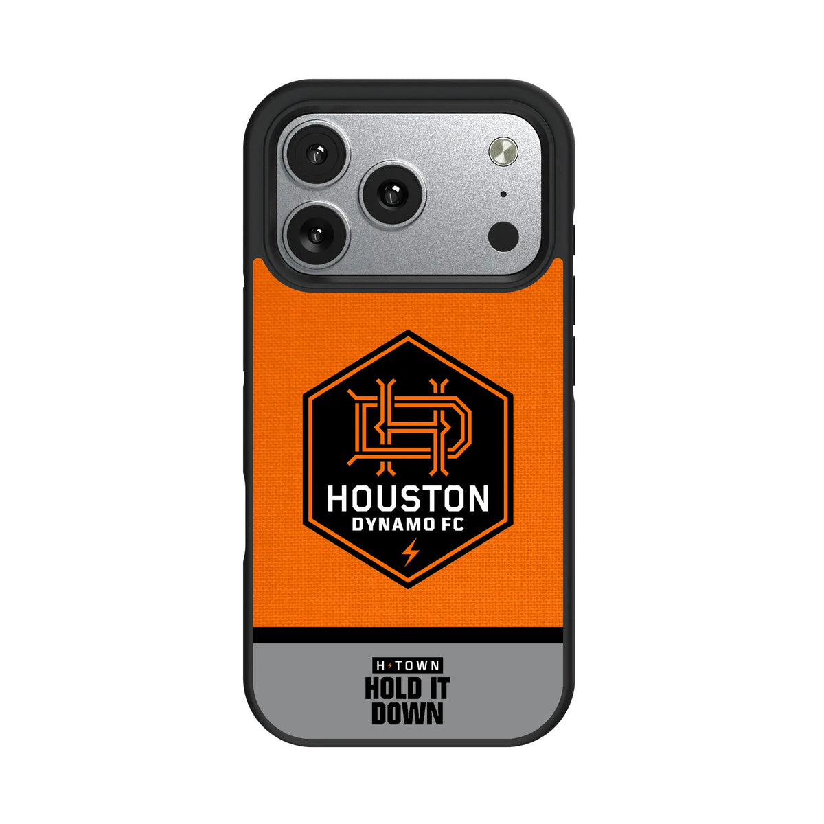 Houston Dynamo Endzone Solid iPhone Bump Phone Case for Apple iPhone#Device_iPhone 17 Pro