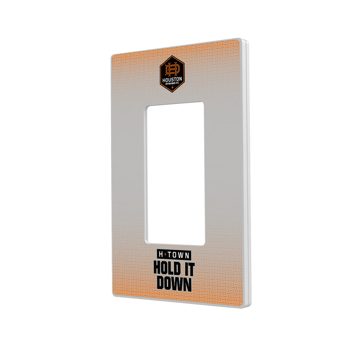 Houston Dynamo Linen Hidden-Screw Light Switch Plate#Style_Single Rocker