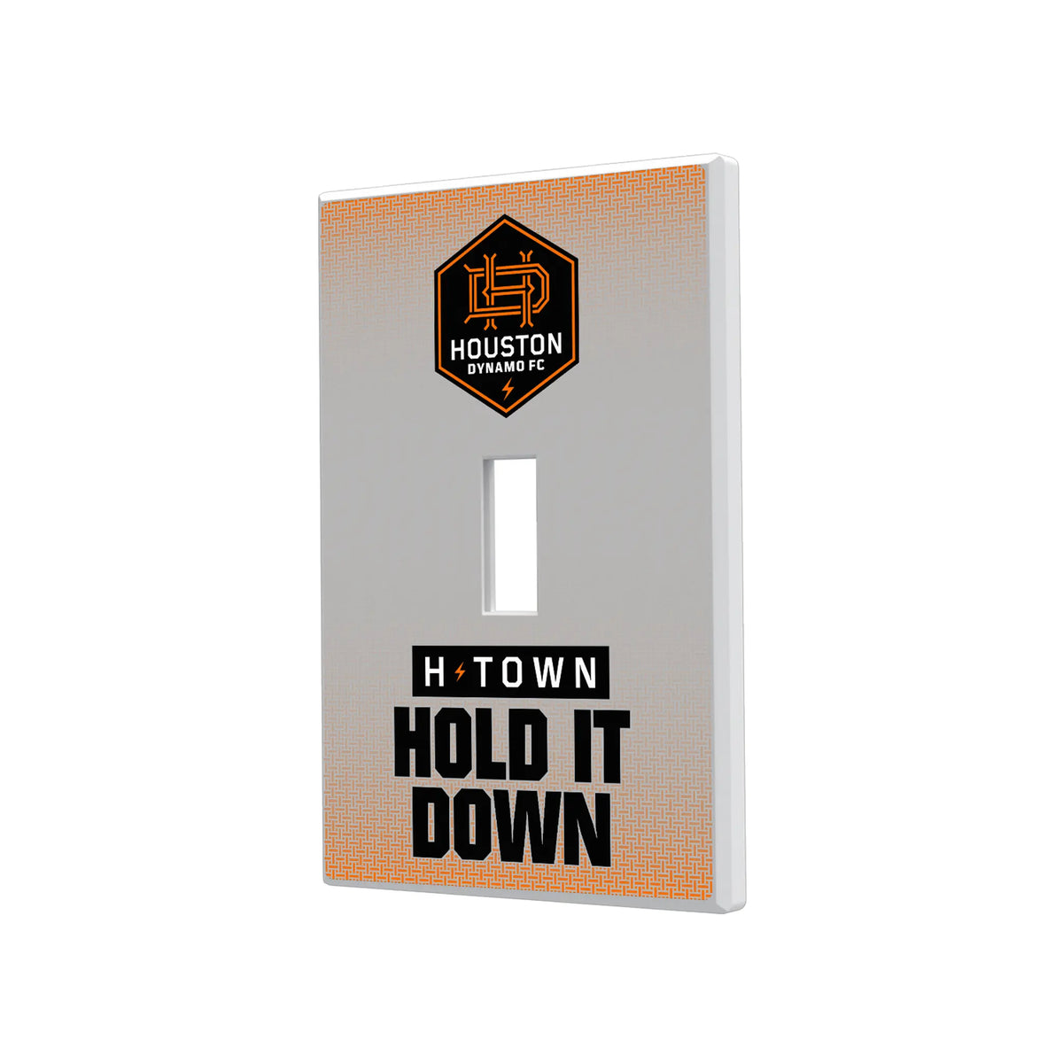 Houston Dynamo Linen Hidden-Screw Light Switch Plate#Style_Single Toggle