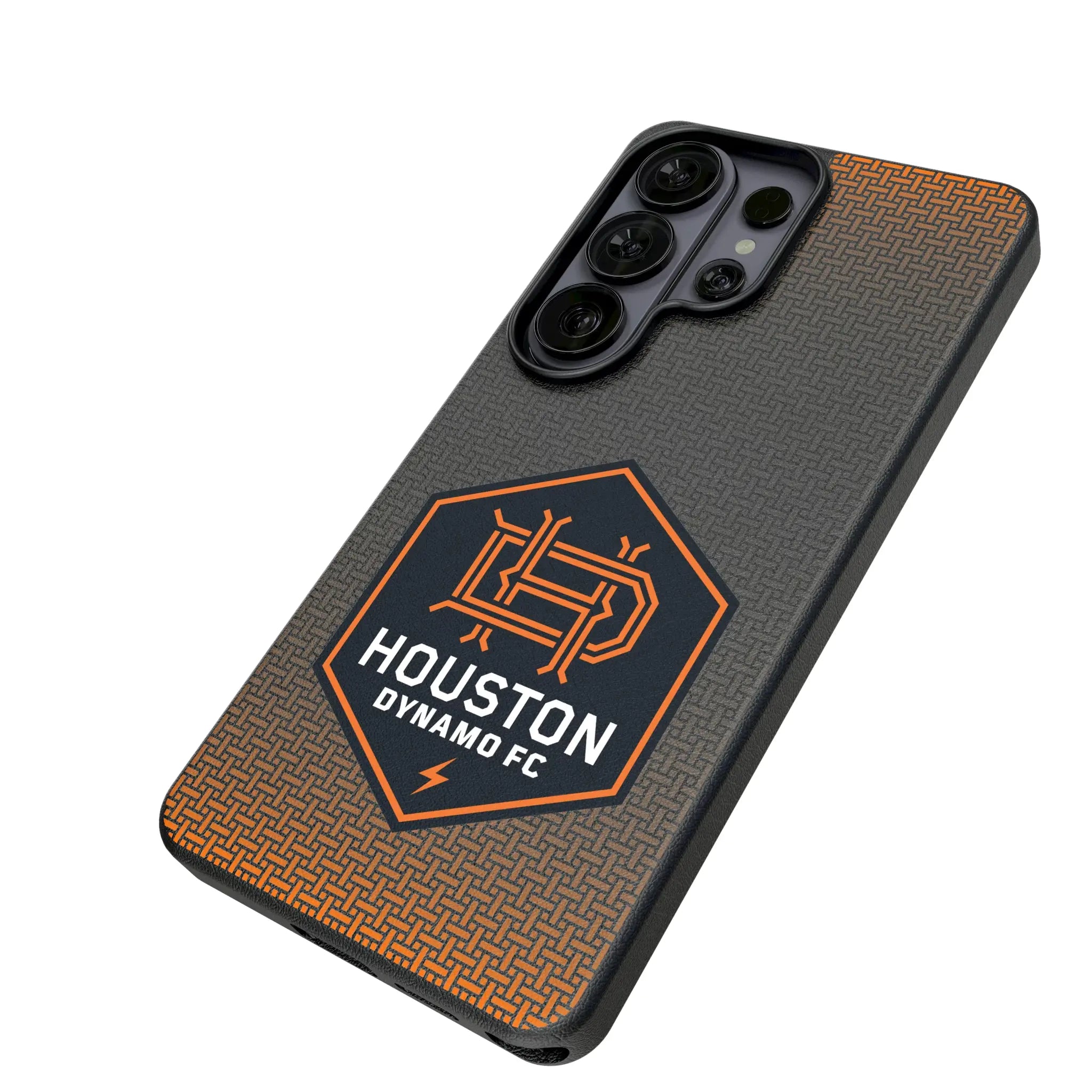 Houston Dynamo Linen Galaxy MagSafe Compatible Phone Case for Samsung Galaxy - Isometric View#Device_Galaxy S26 Ultra