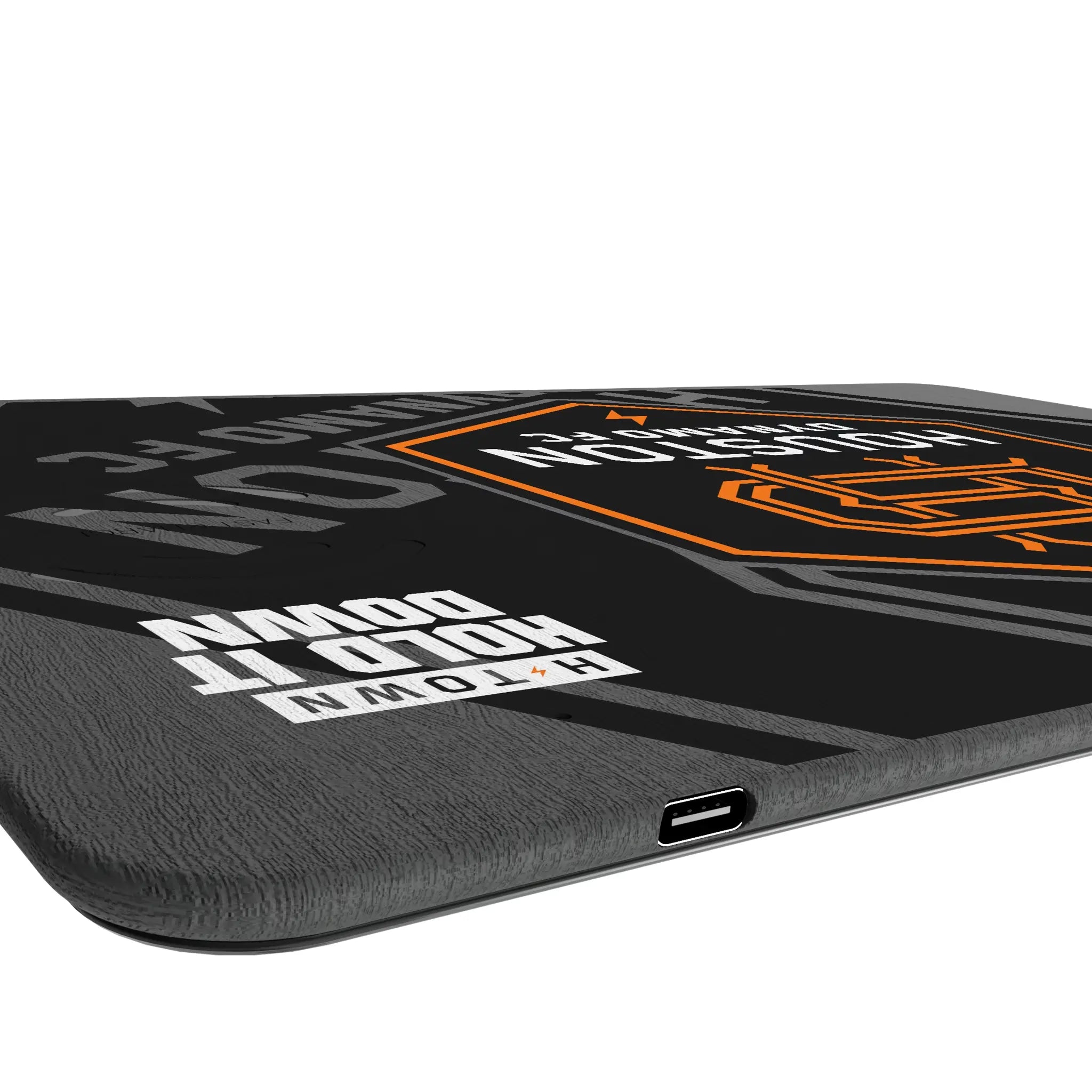 Houston Dynamo Monocolor Tilt 15-Watt Wireless Charger and Mouse Pad