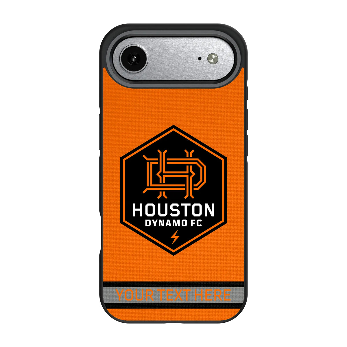 Houston Dynamo Personalized Stripe iPhone Bump Phone Case for Apple iPhone#Device_iPhone Air
