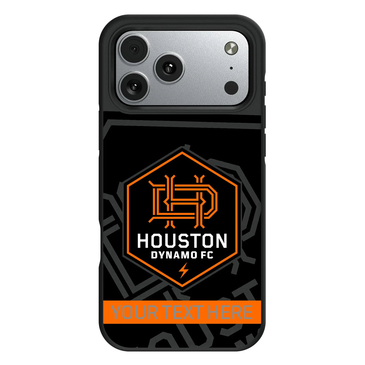 Houston Dynamo Personalized Tilt iPhone Bump Phone Case for Apple iPhone#Device_iPhone 17 Pro Max
