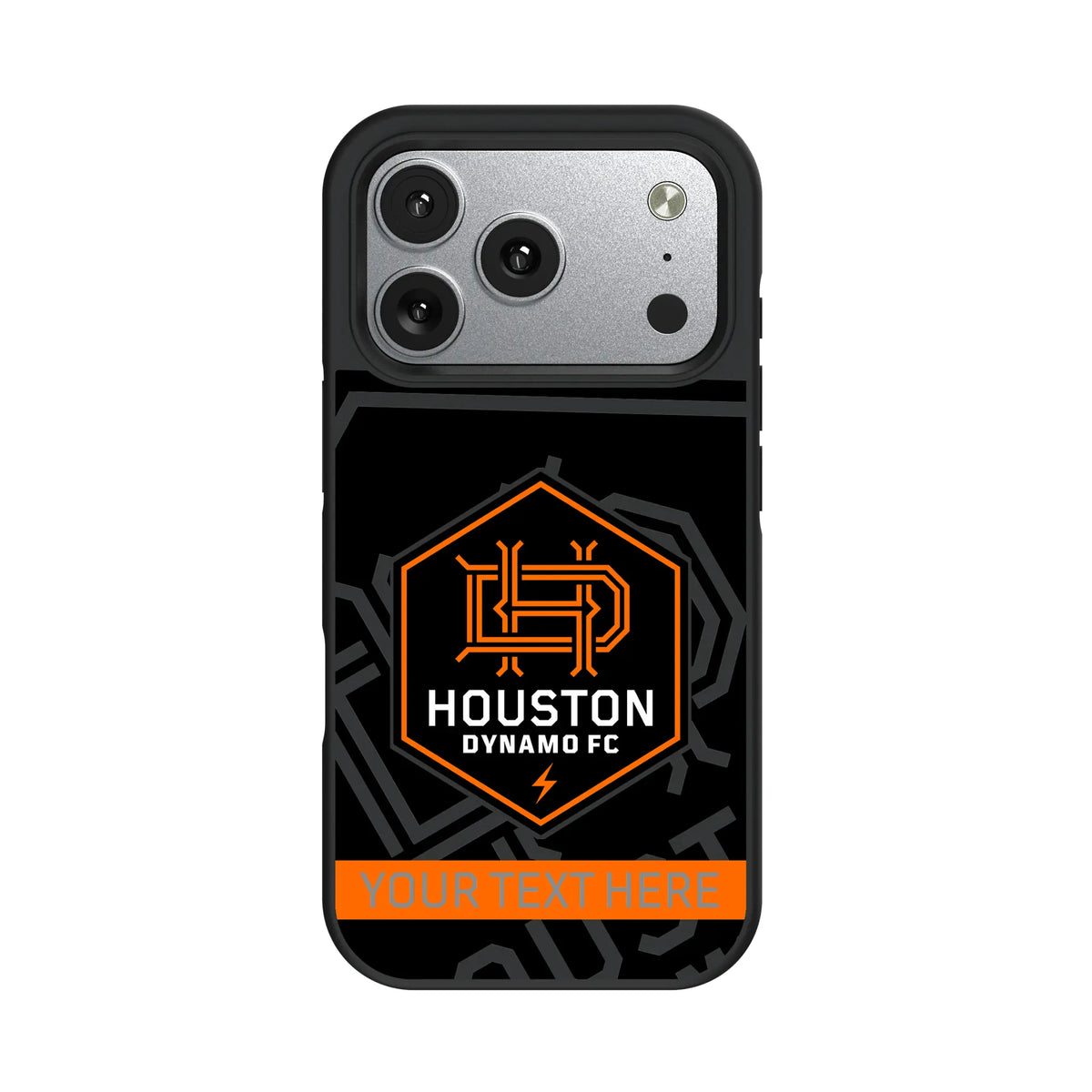 Houston Dynamo Personalized Tilt iPhone Bump Phone Case for Apple iPhone#Device_iPhone 17 Pro