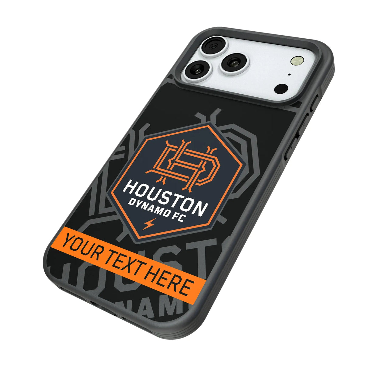 Houston Dynamo Personalized Tilt iPhone Bump Phone Case for Apple iPhone - Isometric View#Device_iPhone 18 Pro Max