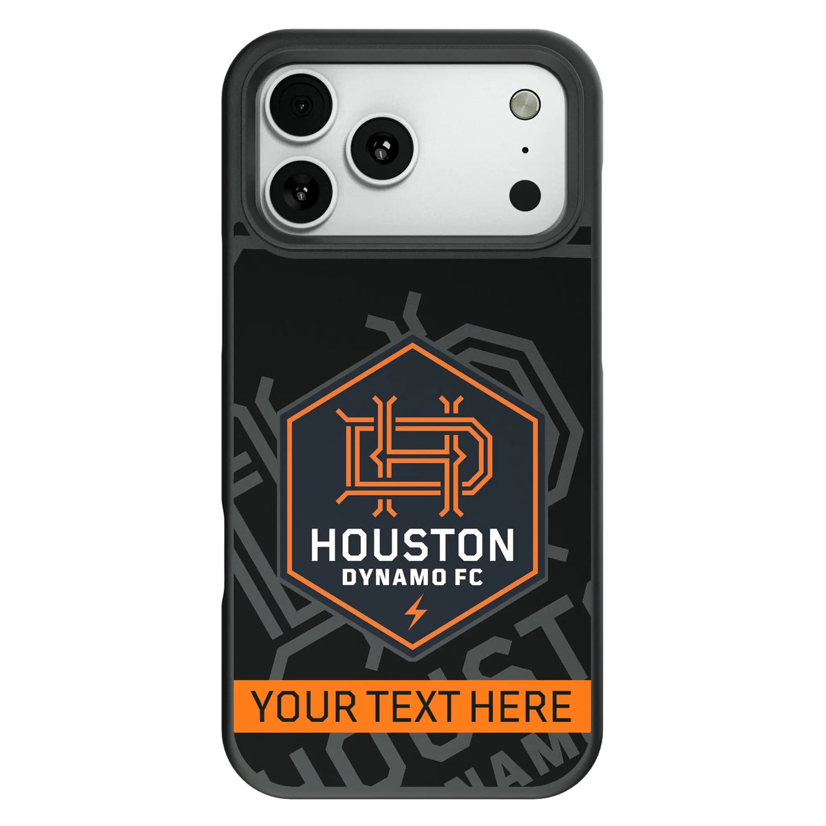 Houston Dynamo Personalized Tilt Bump Phone Case for Apple iPhone