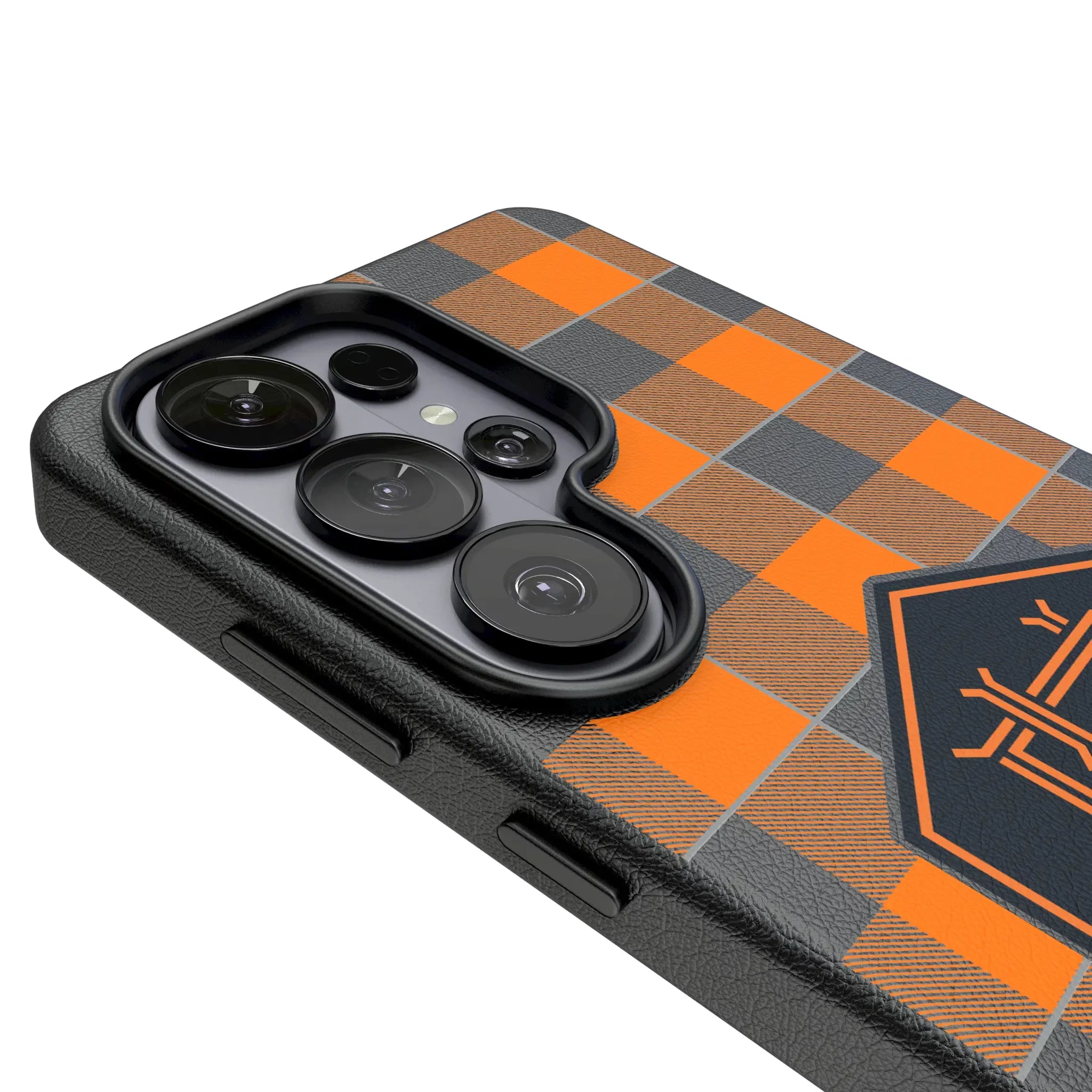 Houston Dynamo Plaid Galaxy MagSafe Compatible Phone Case for Samsung Galaxy - Detail#Device_Galaxy S26 Ultra