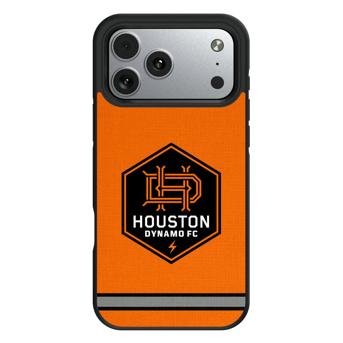 Houston Dynamo Stripe iPhone Bump Phone Case for Apple iPhone#Device_iPhone 17 Pro Max