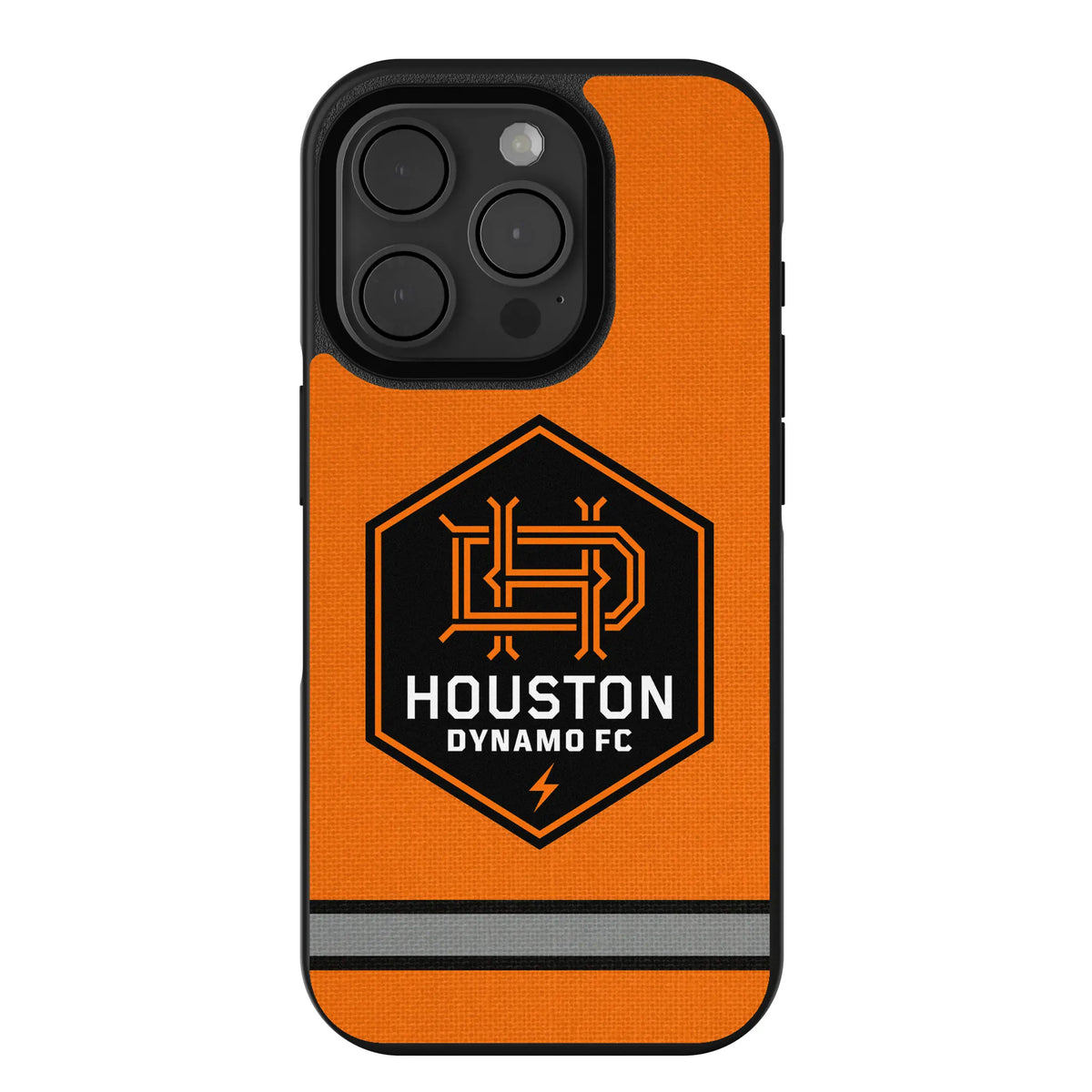 Houston Dynamo Stripe iPhone Bump Phone Case for Apple iPhone