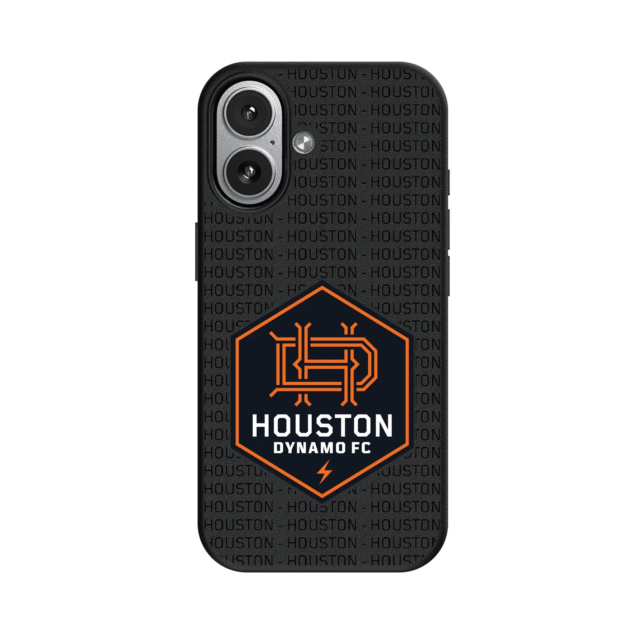 Houston Dynamo Text Backdrop iPhone MagSafe Compatible Phone Case for Apple iPhone#Device_iPhone 17