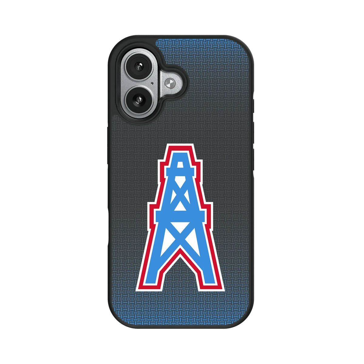 Houston Oilers Historic Collection Linen iPhone Bump Phone Case for Apple iPhone#Device_iPhone 17