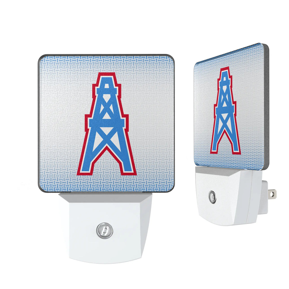 Houston Oilers Historic Collection Linen Night Light 2-Pack