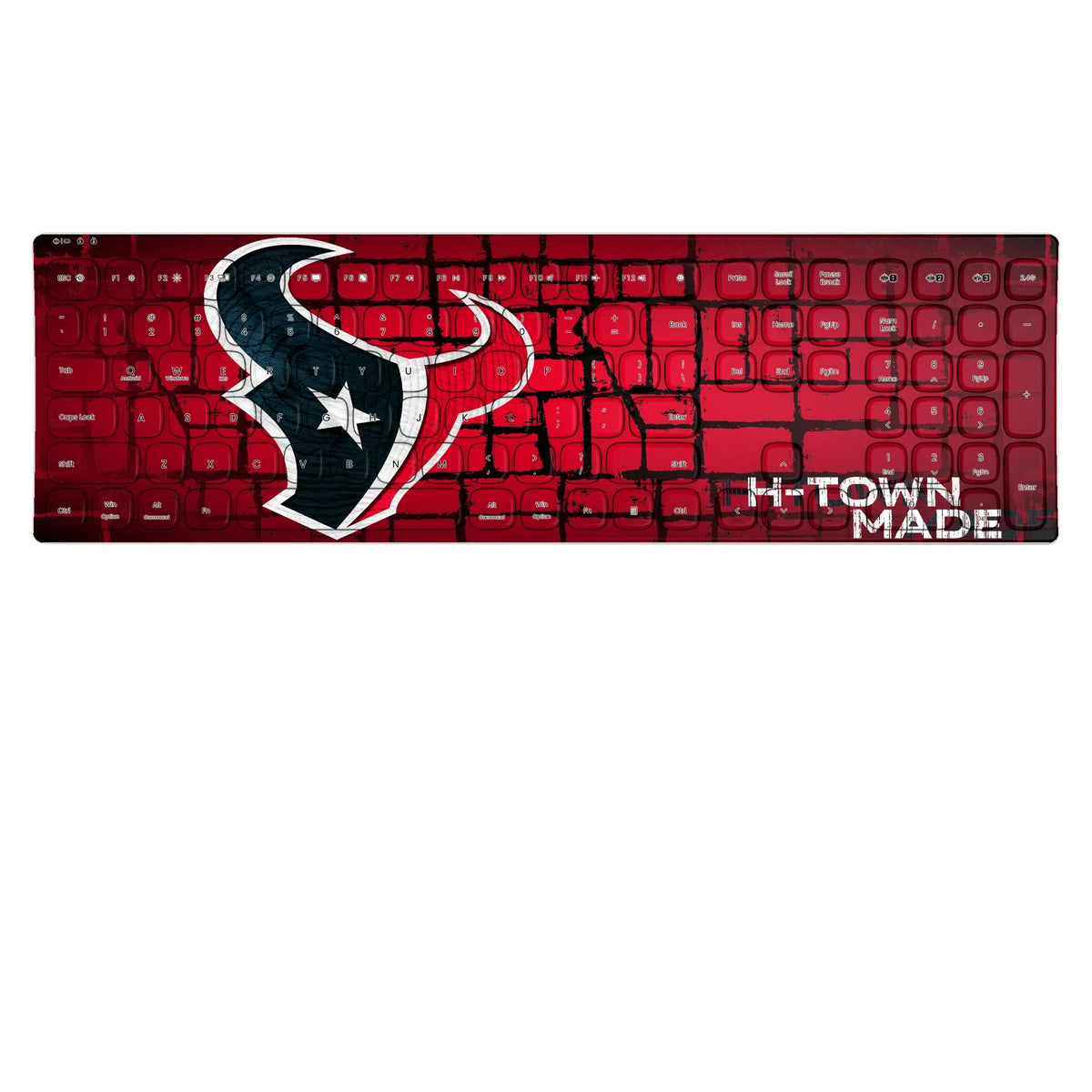 Houston Texans Brick KKB605 Curved Wireless Keyboard
