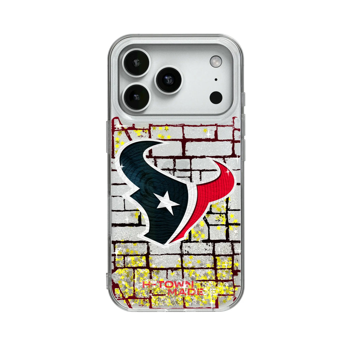 Houston Texans Brick Glitter Phone Case for Apple iPhone